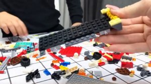 Сборка конструктора | Лего пожарная машина 🚒👩🚒 😱