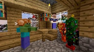 Minecraft (Xbox 360) - FESTIVE / CHRISTMAS SKIN PACK - NEW Screenshots Revealed!