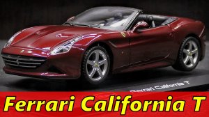 Ferrari California T Модель машины Масштаб 1:32 bburago Мини-копия автомобиля