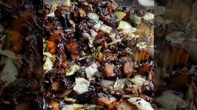 Корейские рецепты? Чаджанмён - Чёрная паста ? Korean recipes