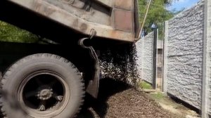 Камаз 5511 выгрузка щебня 5 т