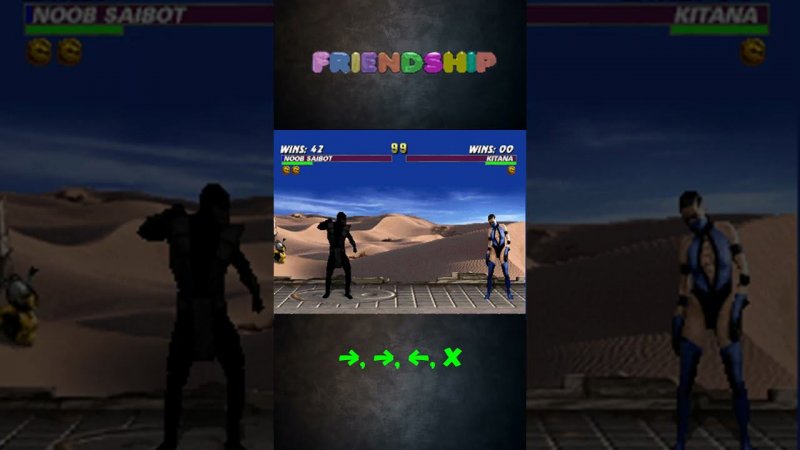 Mortal Kombat Trilogy Noob Saibot all fatalities #retro #games #игра