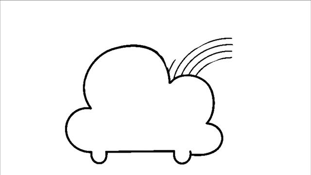 HOW TO DRAW A CUTE CLOUD EASILY AND QUICKLY / DRAWING TRAINING смотреть онлайн