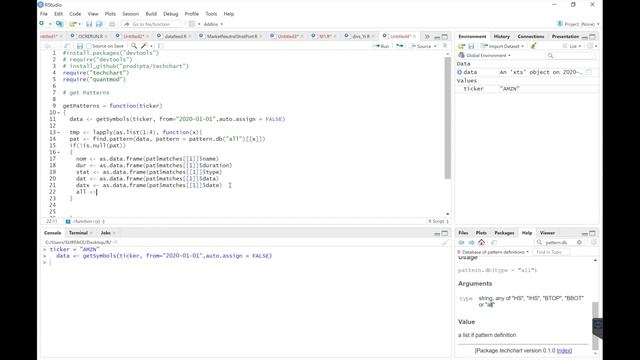 Stock Pattern Recognition using R