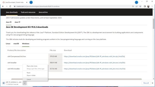 How to Install Java JDK 19.0.2 on Windows 11