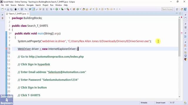 ✔ Building Blocks For #Selenium - Part 1 | (Video 4)