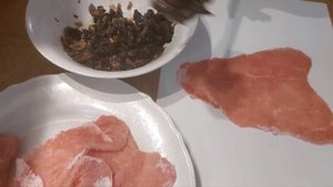 Мясные пальчики с грибами. Очень вкусно и сытно