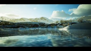 Зимнее озеро -  Photorealistics Graphics In Unreal Engine 5