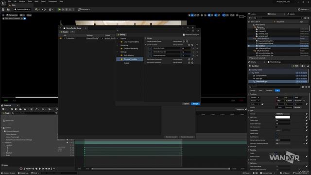33 - Movie Render Queue Export movie
