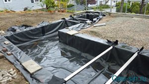 Геомембрана для пруда