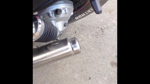 v-max exhaust (самодельный выхлоп на в-макс 4в4).