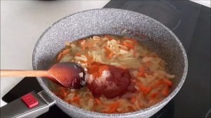 Гречка с мясом на сковороде  Как вкусно приготовить гречку