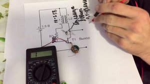 Питание светодиода от батарейки на 1.5 вольт похит.mp4