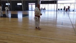 karate Shorin ryu shiken Kai ,palabras de mi HANSHI cesar arias 9 dan en el micro estadio OSS