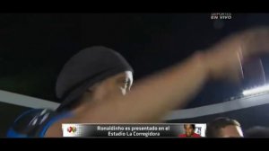 Presentación De Ronaldinho Con La Afición - Queretaro vs Puebla 1-1 Liga MX Apertura 2014
