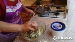 Кабачковый пирог, на сковороде.