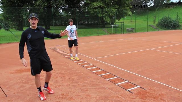 4 Speed Ladder Exercises That Will Improve Your Footwork | Tennis Conditioning смотреть онлайн