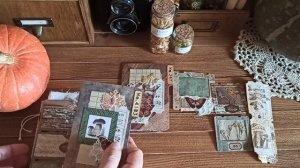 Скрап влог 6/23. Осенний дневник, тыква, покупки