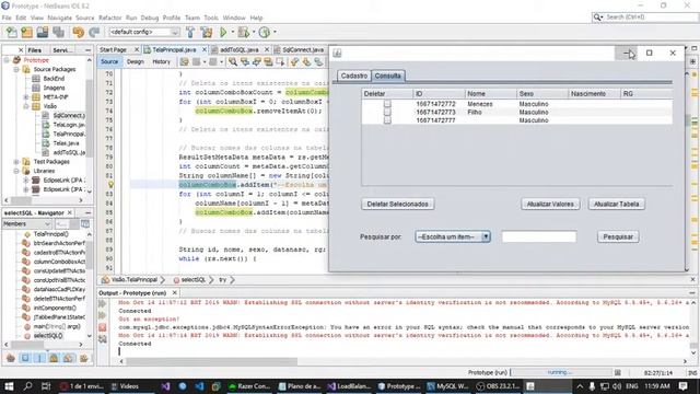 Vídeo mostrando o ComboBox do Java e BD смотреть онлайн