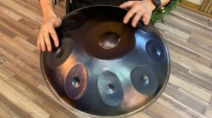 Слушать игру на Ханге. Звучание Хэндпан МИ МИНОР ЭКВИНОКС (E EQUINOX), от мастерской "BODHI"