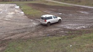 ŠKODA Yeti 1.8  тест по грязи