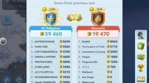 Simcity BuildIt Club War - SC Philippines Club 1 (11th) Victory