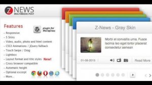 Preview Z-News Multimedia Post WordPress