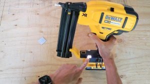 I bought the Dewalt Cordless Brad Nailer. I didn't expect THIS.