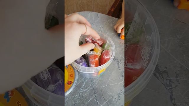 Обзор новой игрушки| Весёлая лепка | Полина и Илья. смотреть онлайн