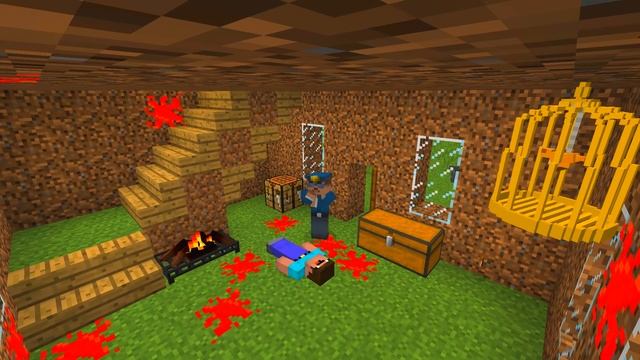 Minecraft NOOB vs PRO vs HACKER vs GOD : INVESTIGATION NOOB! in Minecraft Animation смотреть онлайн