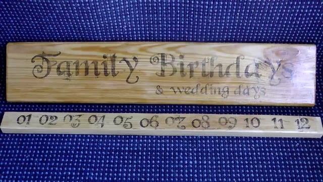 Календарь дней рождений своими руками смотреть онлайн