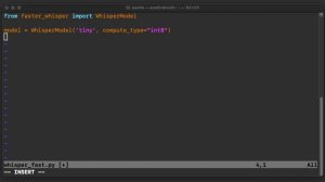 Make OpenAI Whisper 2-4x Faster in Python in 100 Seconds