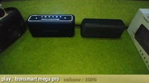 Bass test Tronsmart Mega pro VS xdobo x8 | extreme bass