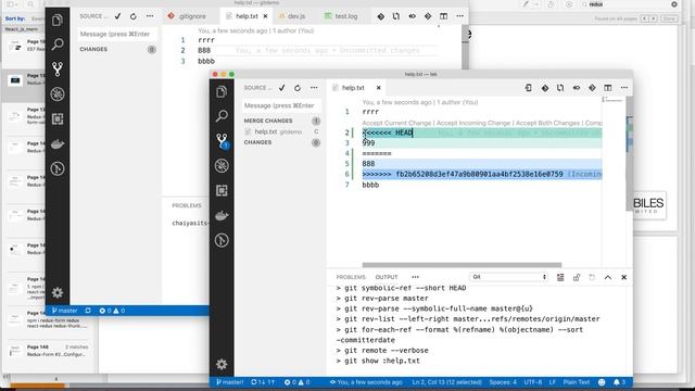 สอน Git ตอนที่8# - Merge Conflict смотреть онлайн