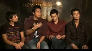 New Moon Wolf Pack interview Chaske, Alex, Bronson, Kiowa (RUS Sub)