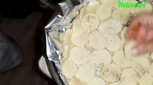 Салака с картошкой в духовке. Вкусно. Быстро. Просто. Бюджетно.