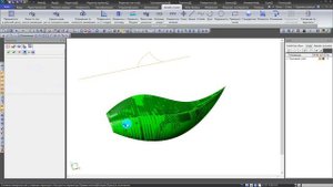 SurfMill 8. Построение кривой от 2 х видов .установка сечений