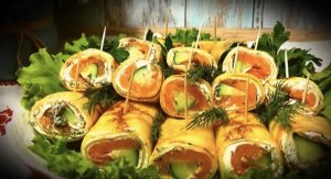 Блины с Семгой. Гости будут в восторге!