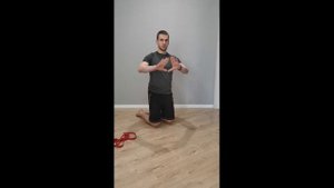 Жимовая тренировка с эспандером