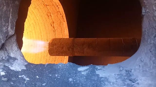 burner inside kiln -flamme de four rotatif смотреть онлайн