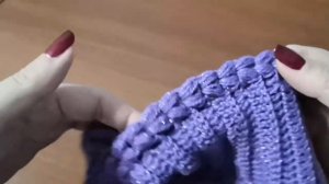 Комплект шарф и чалма-шапочка крючком. 2часть ЧАЛМА.