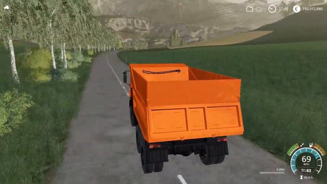 Kamaz 55111 | Farming Simulator 19 смотреть онлайн