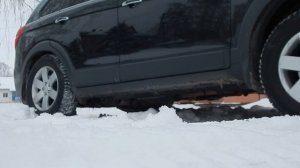 Каптива  с самоблоком в диагоналке на уклоне.