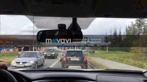 Пробная поездка Mitsubishi L200 на дороге