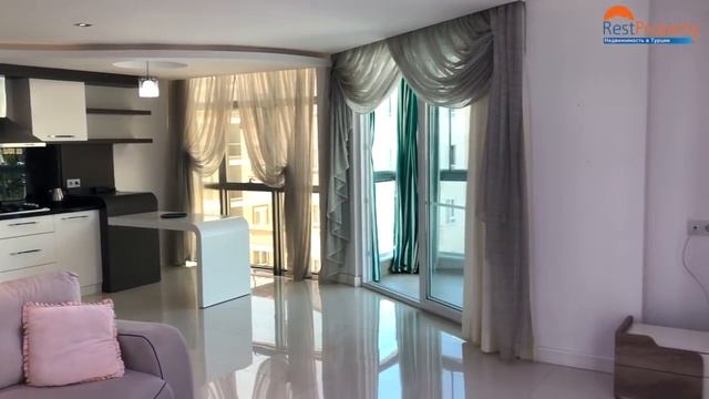 Недвижимость в Турции. Трехкомнатная квартира с мебелью в районе Джикджилли - Алания || RestPropert смотреть онлайн