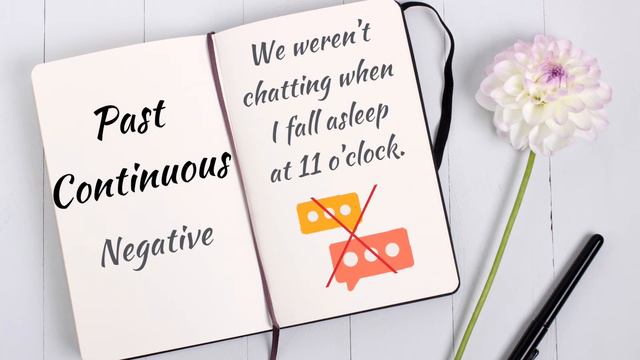 Past Continuous Tense - Negative Form