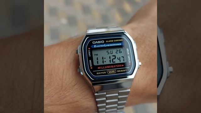Японские #Электронные наручные #часы #Casio A-168WA. Оригинал 100%. Классика. #Монтана. #Подарок. смотреть онлайн
