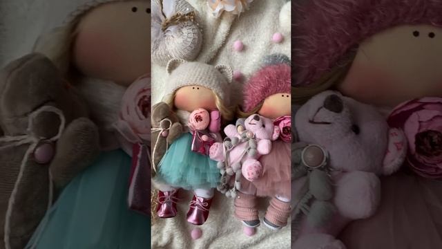 Интерьерная кукла ручной работы. Bezbebek. Handmade Tilda doll смотреть онлайн