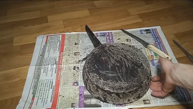 Чистим сковородки от нагара пищевой содой смотреть онлайн