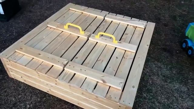 Песочница с крышкой-лавочкой смотреть онлайн